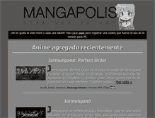 Tablet Screenshot of mangapolis.net